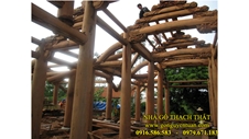 Thi công chùa gỗ mít tại Phú Thọ